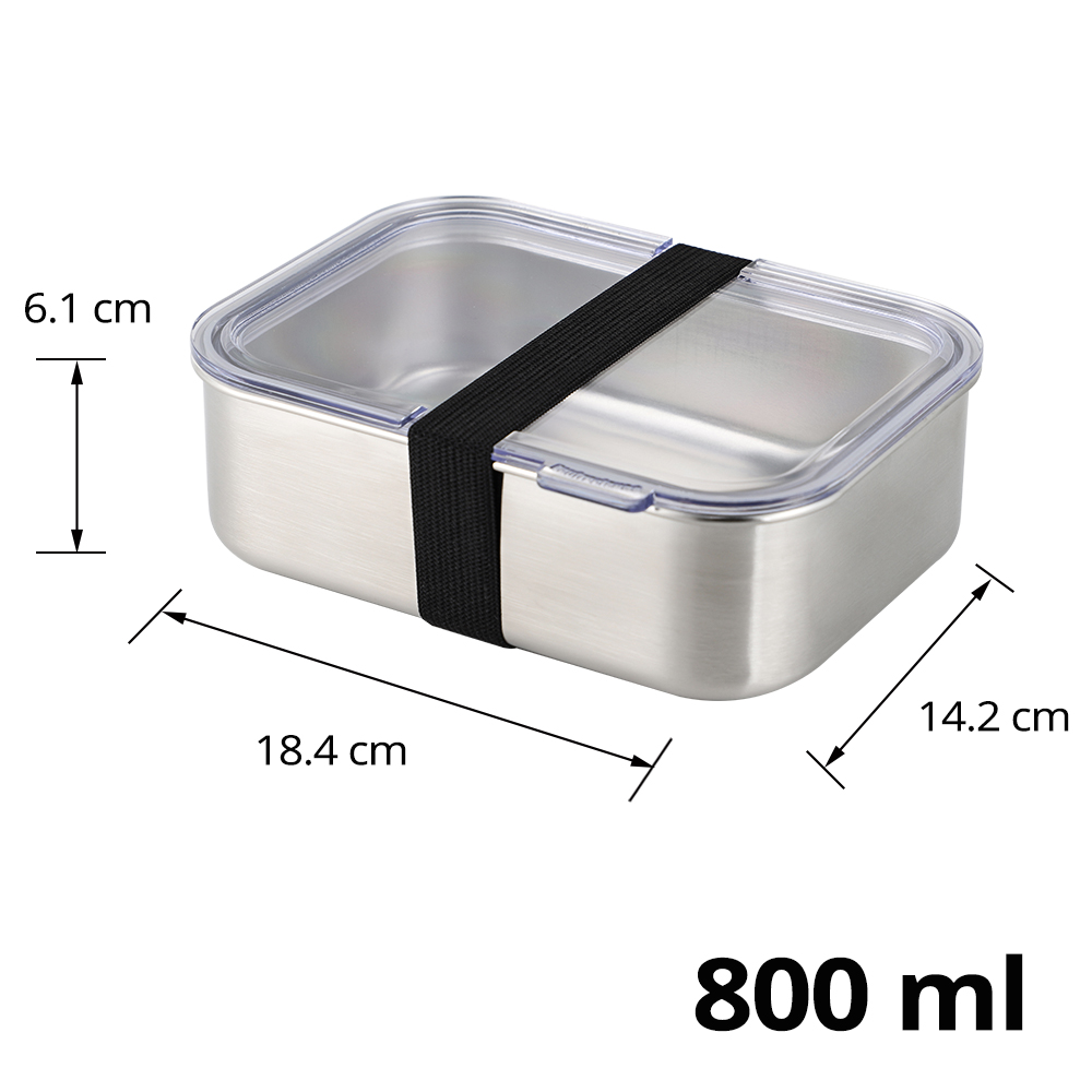 Custom 800ml stainless steel camping containers Food Container