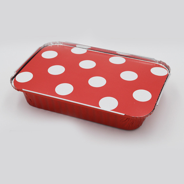 Printed aluminum foil takeaway box Food Container Manufacturer