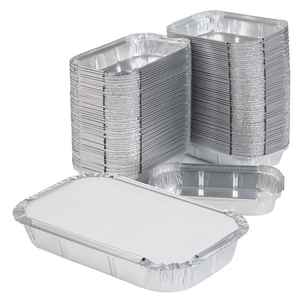 Different shape sizes food aluminium foil containers (5)