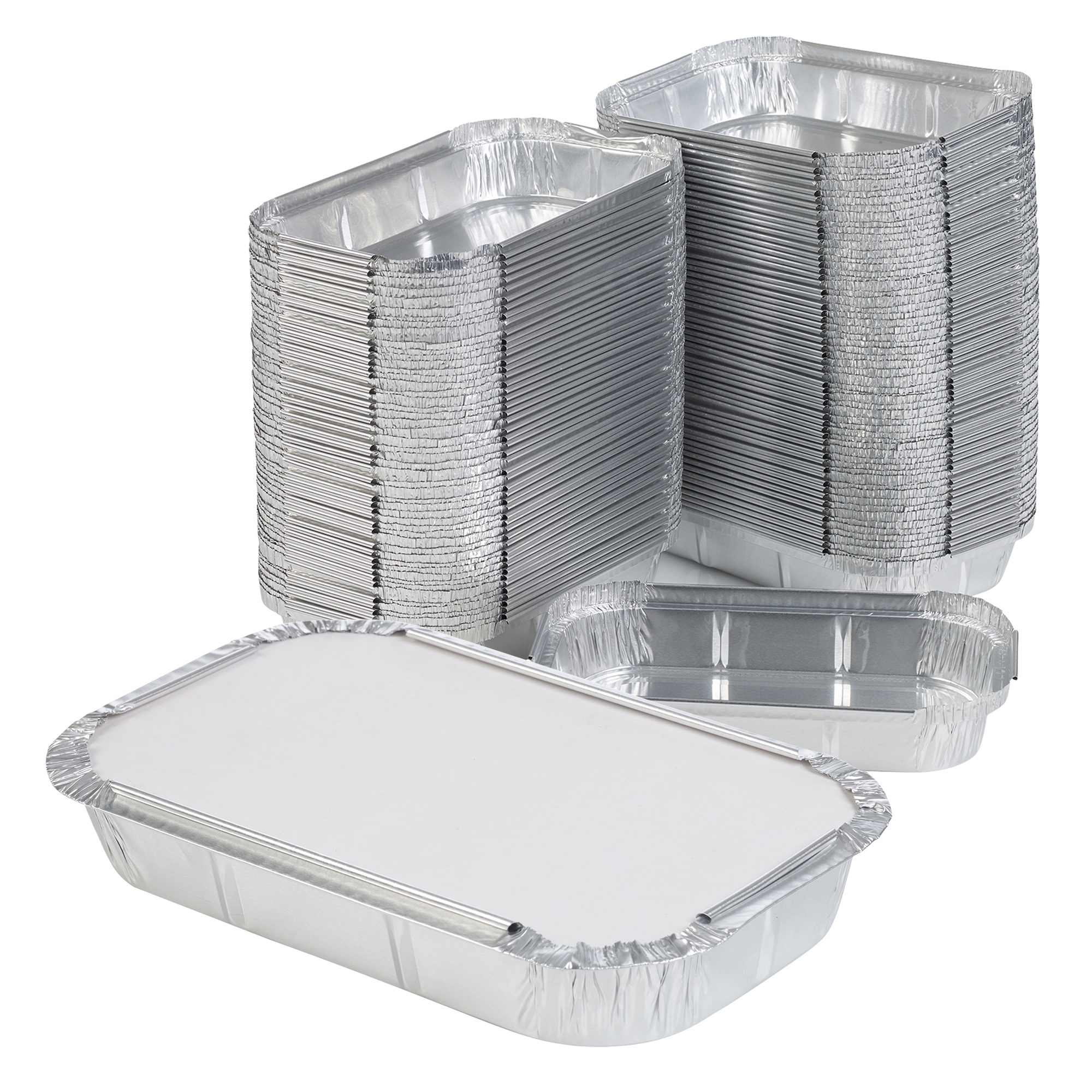 Different shape sizes food aluminium foil containers (5)