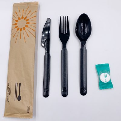 Elegant disposable reusable party plastic cutlery (5)