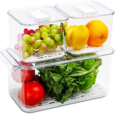 Food storage containers with removable drain (5)