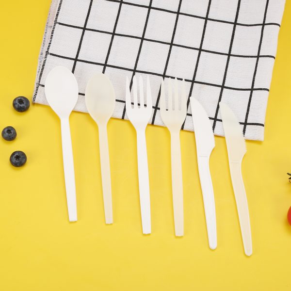 Fruit forks spoons knives plastic cutlery (3)