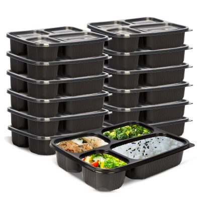 Plastic lunch boxes prepared food container (1)