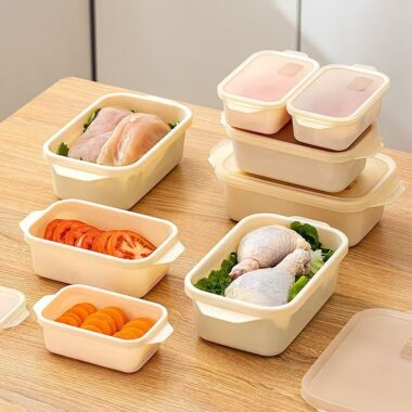 Food grade airtight PP reusable container for fresh storage