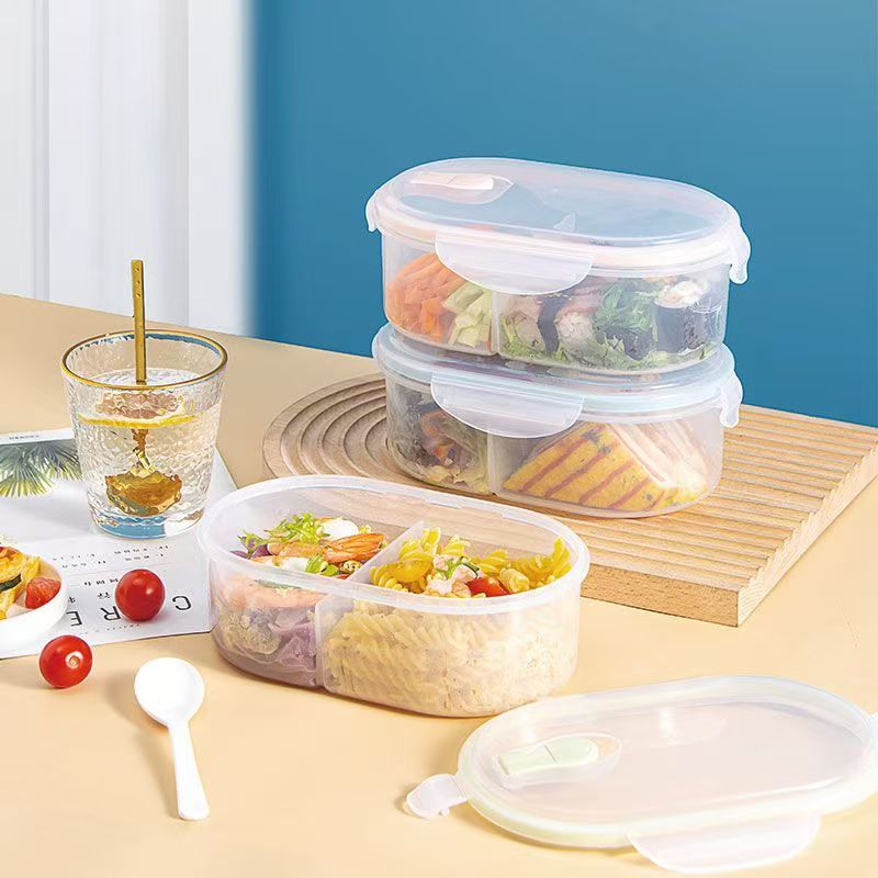 Microwave-safe food-grade PP reusable container with lid