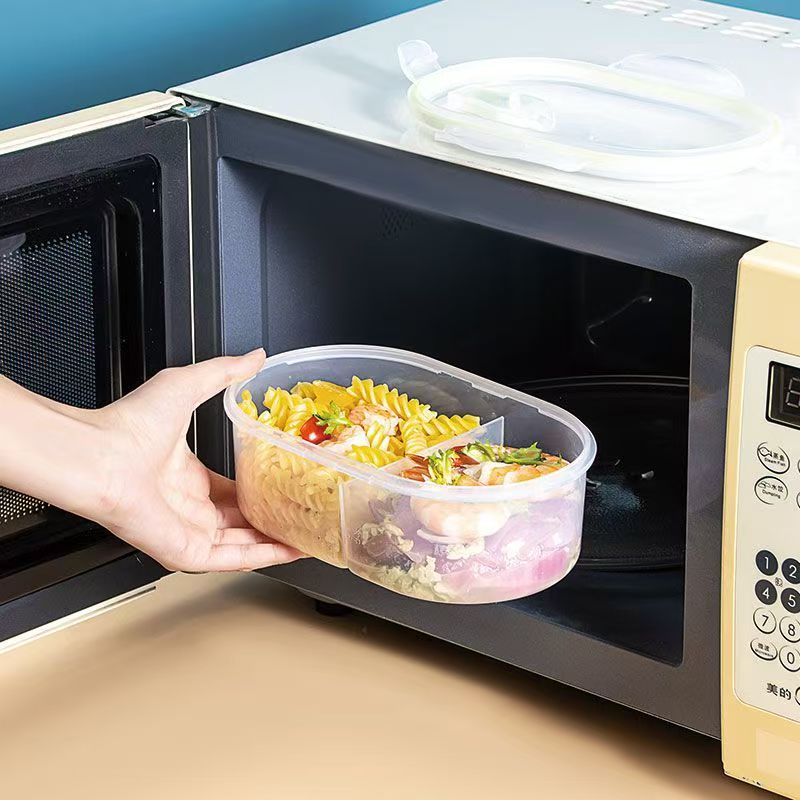 Microwave-safe food-grade PP reusable container with lid