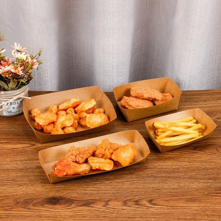 High-quality paper food container for chicken and fast food packaging