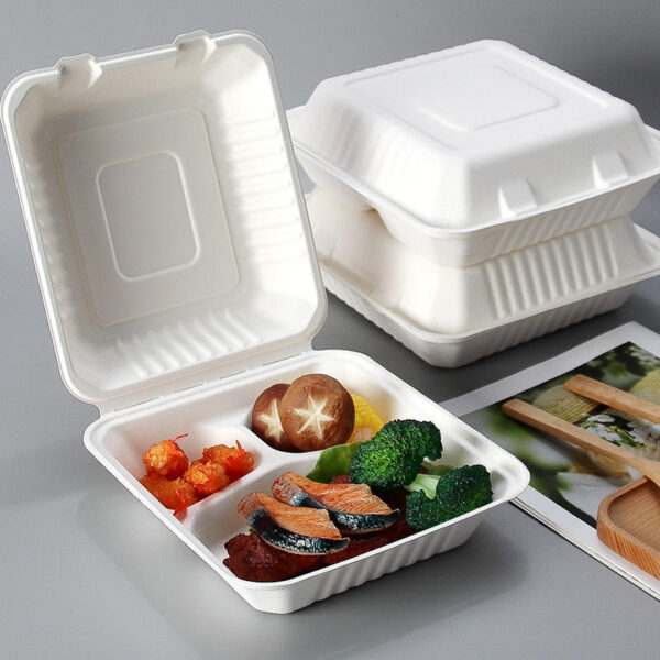 Eco-friendly compostable food container for sustainable packaging