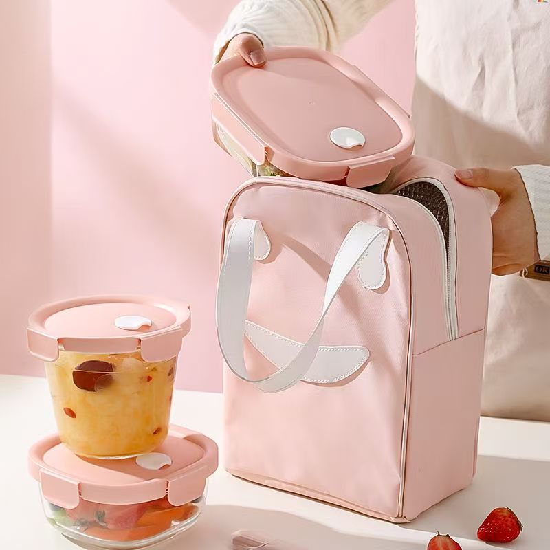 High-quality food-grade glass food container with airtight lid