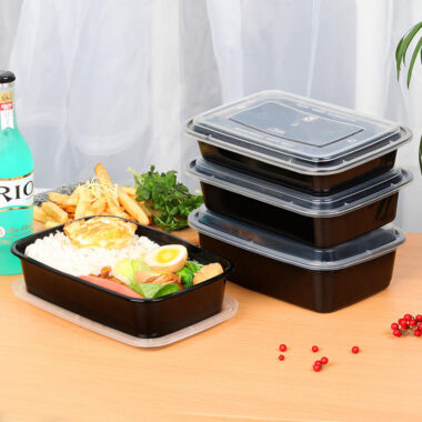 High-quality plastic microwavable food container for restaurants