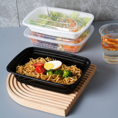 High-quality plastic microwavable food container for restaurants