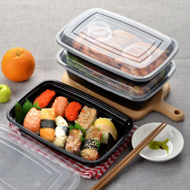 High-quality plastic microwavable food container for restaurants