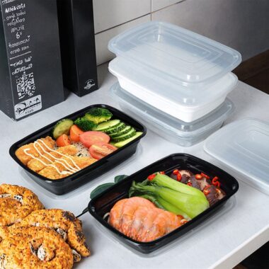 High-quality plastic microwavable food container for restaurants