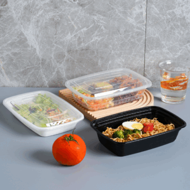 High-quality plastic microwavable food container for restaurants