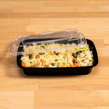 High-quality plastic microwavable food container for restaurants