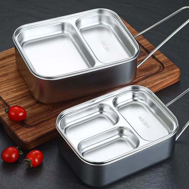 Food-grade stainless steel container for student canteen meals