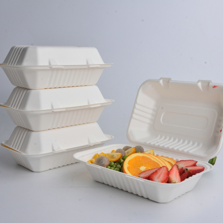 Compostable food container for cake and bento packaging
