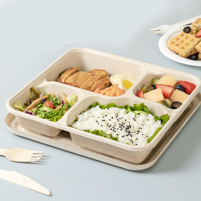 Eco compostable food container for sustainable packaging