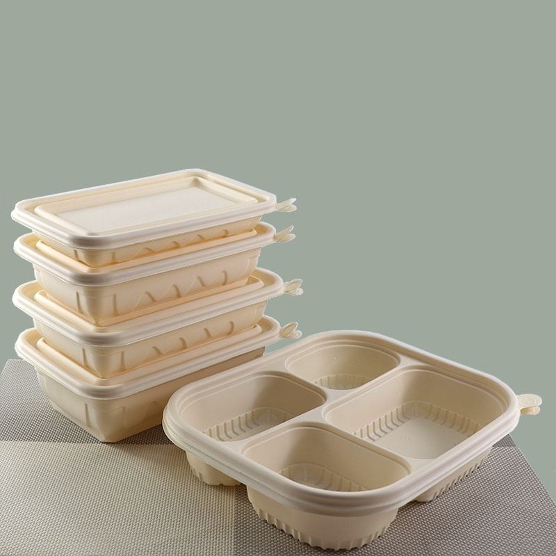 Eco compostable food container for sustainable packaging
