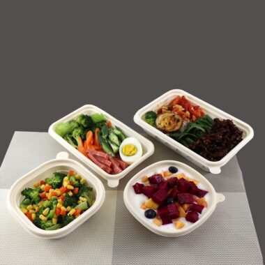 Eco compostable food container for sustainable packaging