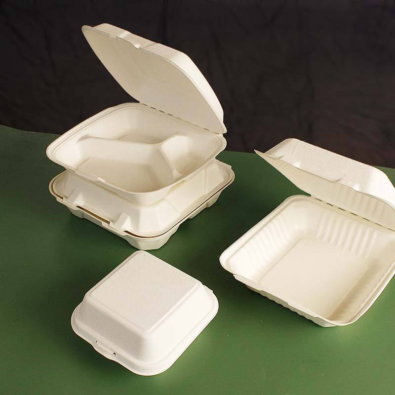 Eco compostable food container for sustainable packaging