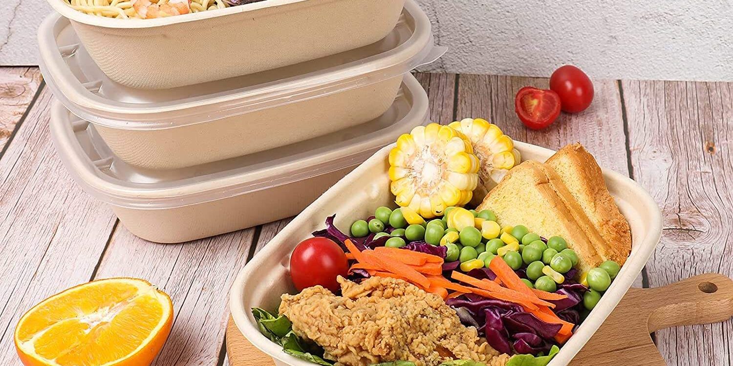 Eco-friendly compostable food container for sustainable packaging