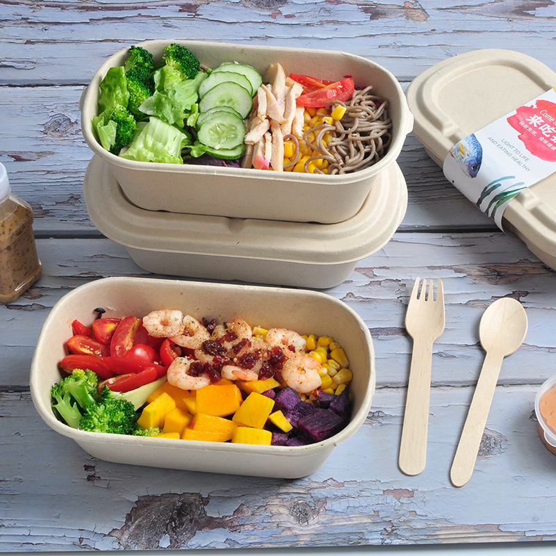 Eco-friendly compostable food container for sustainable packaging