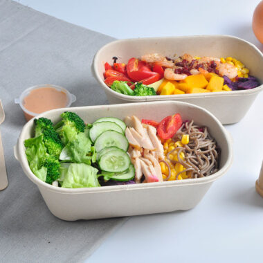 Eco-friendly compostable food container for sustainable packaging