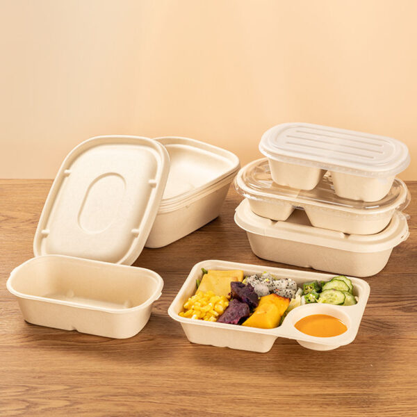 Compostable fruit salad container for eco packaging