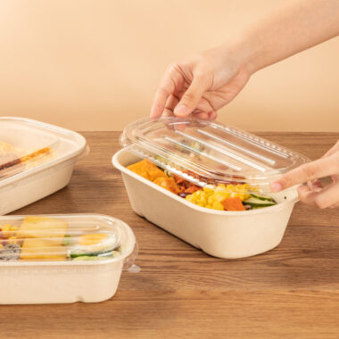 Compostable fruit salad container for eco packaging