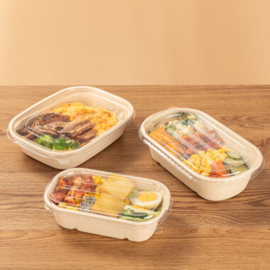 Compostable fruit salad container for eco packaging
