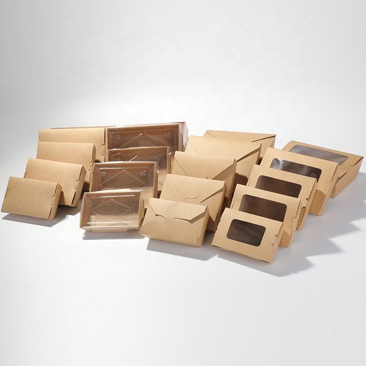 Food-grade kraft paper food container for takeaway and catering