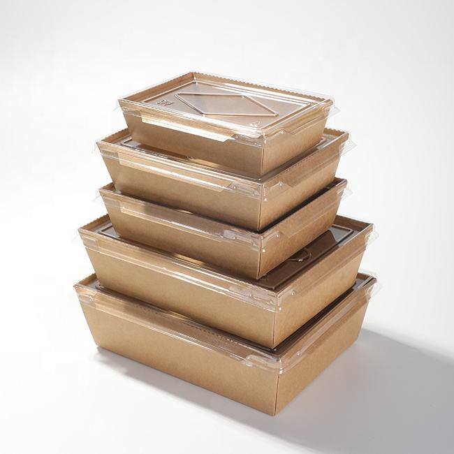 Food-grade kraft paper food container for takeaway and catering