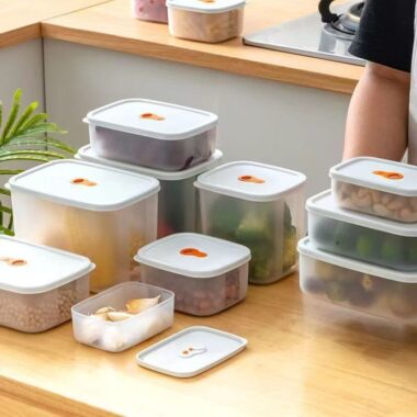 Heat-resistant PP reusable food container with sealing lid