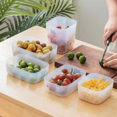 Heat-resistant PP reusable food container with sealing lid