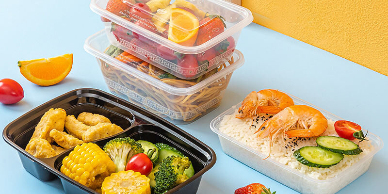 High-quality disposable takeaway plastic food container for fast food packaging