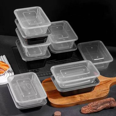 High-quality disposable takeaway plastic food container for fast food packaging