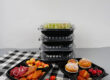 High-quality leakproof plastic food container for takeaway and storage
