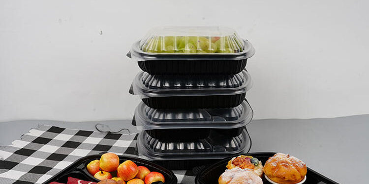 High-quality leakproof plastic food container for takeaway and storage