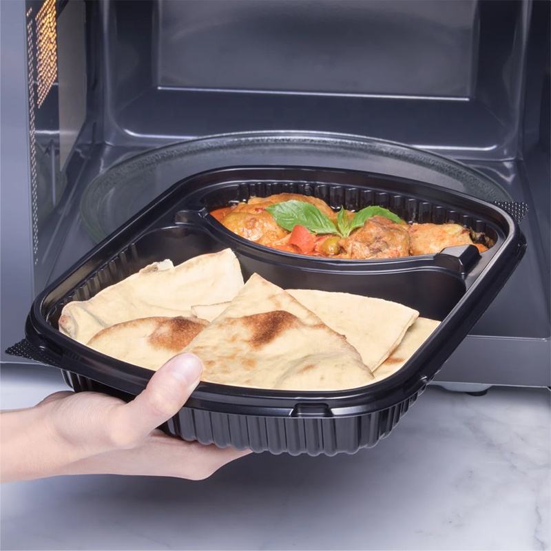 High-quality leakproof plastic food container for takeaway and storage