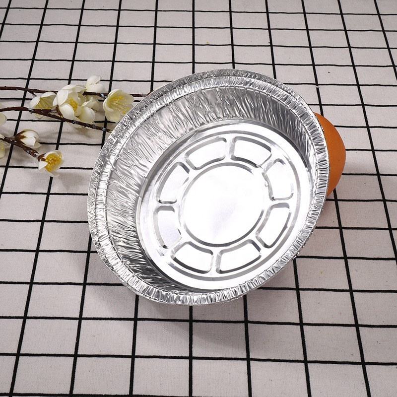 Aluminum foil food container for kitchen and home cooking