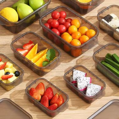 Airtight PP reusable food container with sealing lid