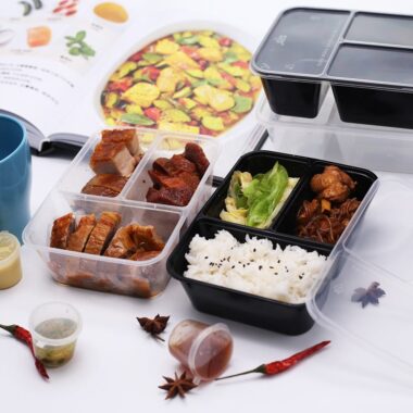 Lunch fast food packaging microwavable food container