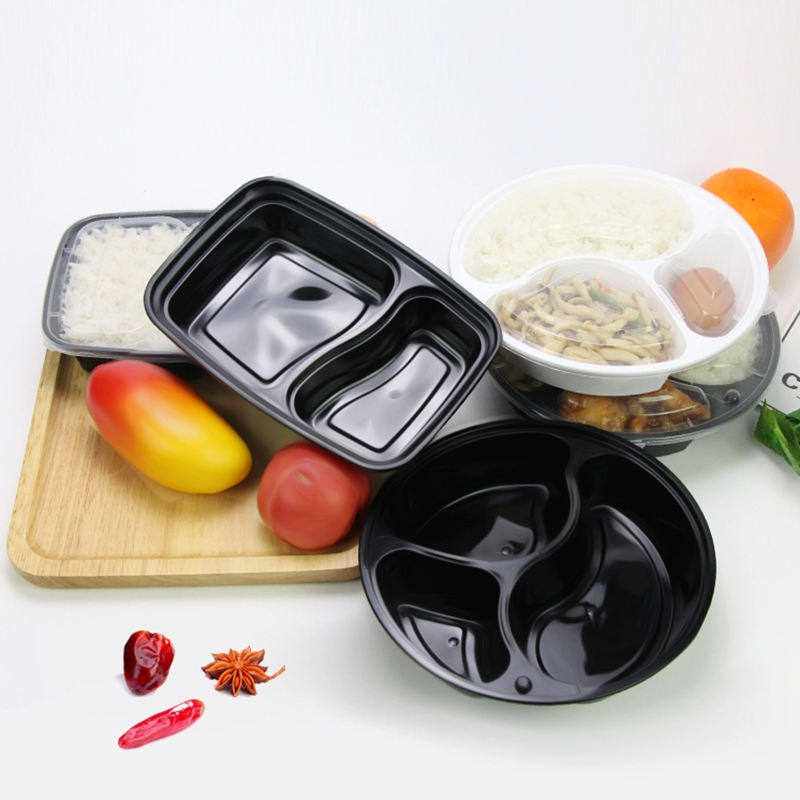 Lunch fast food packaging microwavable food container