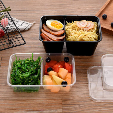 Lunch fast food packaging microwavable food container