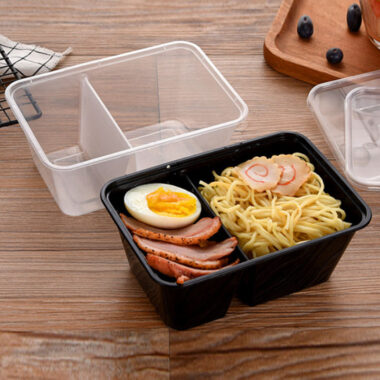 Lunch fast food packaging microwavable food container