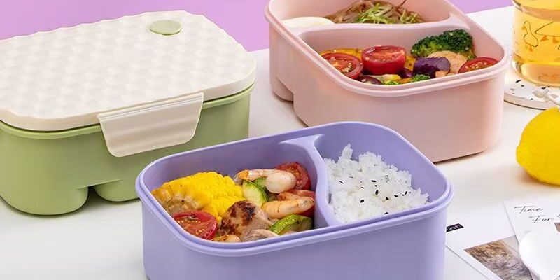 Microwave safe compartment PP reusable lunch container supplier