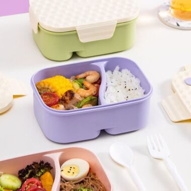 Microwave safe compartment PP reusable lunch container supplier