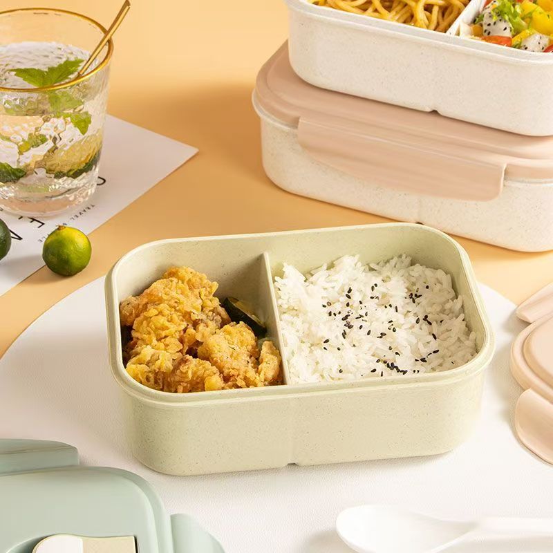 Microwave safe compartment PP reusable lunch container for office use